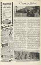 Better Homes & Gardens December 1923 Magazine Article: A Corner Lot Garden