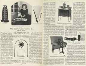 Better Homes & Gardens December 1923 Magazine Article: Mrs. Santa Claus Comes In