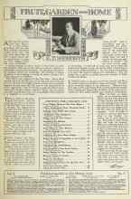 Better Homes & Gardens January 1924 Magazine Article: FRUIT, GARDEN AND HOME