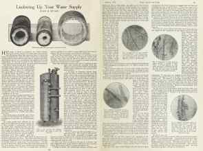 Better Homes & Gardens January 1924 Magazine Article: Limbering Up Your Water Supply