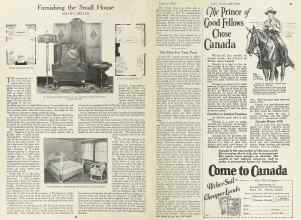 Better Homes & Gardens January 1924 Magazine Article: Furnishing the Small House