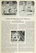 Better Homes & Gardens February 1924 Magazine Article: Getting the Most From Your Bathroom