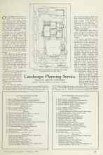 Better Homes & Gardens February 1924 Magazine Article: Landscape Planning Service