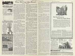 Better Homes & Gardens February 1924 Magazine Article: When Will Your Lilies Bloom?