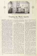 Better Homes & Gardens March 1924 Magazine Article: Tempting the March Appetite