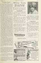 Better Homes & Gardens March 1924 Magazine Article: Lawn furniture should be kept well painted...