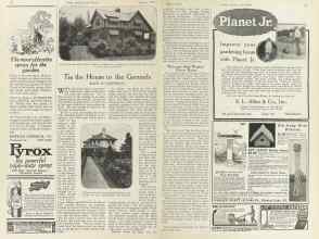 Better Homes & Gardens March 1924 Magazine Article: Tie the House to the Grounds