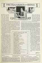 Better Homes & Gardens April 1924 Magazine Article: FRUIT, GARDEN AND HOME
