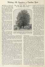 Better Homes & Gardens April 1924 Magazine Article: Making All America a Garden Spot