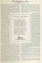 Better Homes & Gardens April 1924 Magazine Article: The Neighbors' Kids