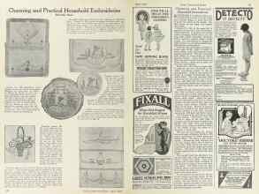 Better Homes & Gardens April 1924 Magazine Article: Charming and Practical Household Embroideries