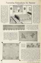 Better Homes & Gardens May 1924 Magazine Article: Fascinating Embroideries for Summer