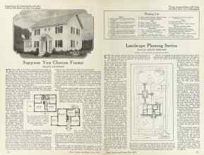 Better Homes & Gardens May 1924 Magazine Article: Suppose You Choose Frame