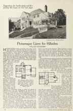 Better Homes & Gardens June 1924 Magazine Article: Picturesque Lines for Hillsides