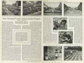 Better Homes & Gardens June 1924 Magazine Article: How Cleveland Found a School Garden Program