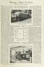 Better Homes & Gardens July 1924 Magazine Article: Winning a Home On Pluck