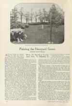 Better Homes & Gardens July 1924 Magazine Article: Painting the Dooryard Green