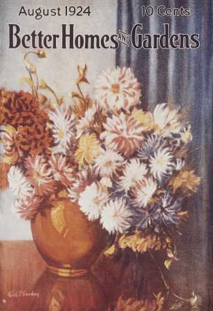 Better Homes & Gardens August 1924 Magazine Cover