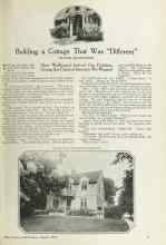 Better Homes & Gardens August 1924 Magazine Article: Building a Cottage That Was 
