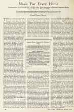 Better Homes & Gardens August 1924 Magazine Article: Music For Every Home