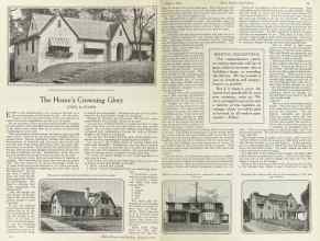 Better Homes & Gardens August 1924 Magazine Article: The Home's Crowning Glory