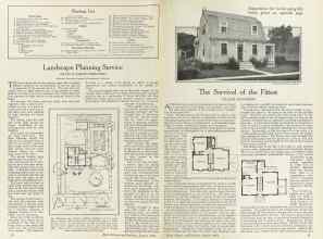 Better Homes & Gardens August 1924 Magazine Article: Landscape Planning Service