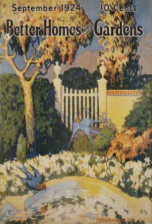 Better Homes & Gardens September 1924 Magazine Cover