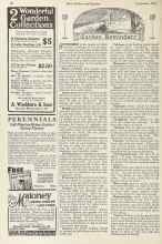 Better Homes & Gardens September 1924 Magazine Article: Garden Reminders
