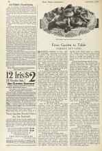 Better Homes & Gardens September 1924 Magazine Article: From Garden to Table