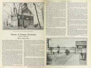 Better Homes & Gardens September 1924 Magazine Article: Homes of Famous Americans