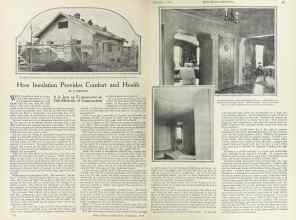 Better Homes & Gardens September 1924 Magazine Article: How Insulation Provides Comfort and Health
