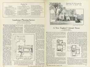 Better Homes & Gardens September 1924 Magazine Article: Landscape Planning Service