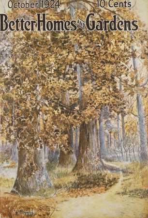 Better Homes & Gardens October 1924 Magazine Cover