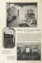 Better Homes & Gardens October 1924 Magazine Article: Building An Interesting Fireplace