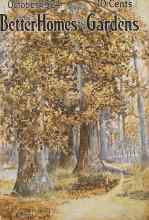 Better Homes & Gardens October 1924 Magazine Cover