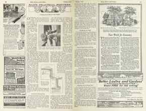 Better Homes & Gardens October 1924 Magazine Article: DAD'S PRACTICAL POINTERS