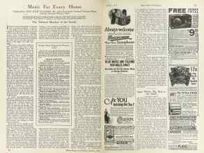 Better Homes & Gardens October 1924 Magazine Article: Music For Every Home