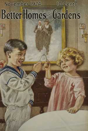 Better Homes & Gardens November 1924 Magazine Cover