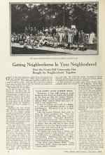 Better Homes & Gardens November 1924 Magazine Article: TEAR DOWN YOUR CHINESE WALL