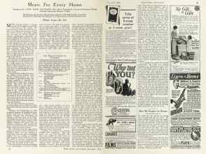 Better Homes & Gardens November 1924 Magazine Article: Music For Every Home