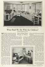 Better Homes & Gardens December 1924 Magazine Article: What Shall We Do With the Children?
