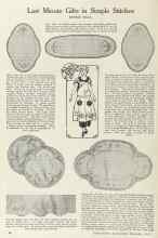 Better Homes & Gardens December 1924 Magazine Article: Last Minute Gifts in Simple Stitches
