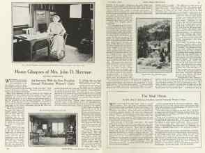 Better Homes & Gardens December 1924 Magazine Article: Home Glimpses of Mrs. John D. Sherman