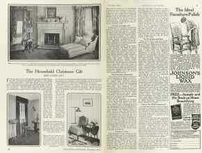 Better Homes & Gardens December 1924 Magazine Article: The Household Christmas Gift