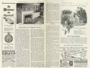 Better Homes & Gardens December 1924 Magazine Article: Retouching the Neglected House