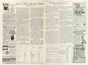 Better Homes & Gardens December 1924 Magazine Article: How to Buy and Cook Meats