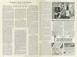 Better Homes & Gardens December 1924 Magazine Article: Christmas Carols of all Nations