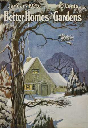 Better Homes & Gardens January 1925 Magazine Cover