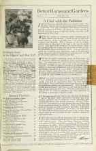 Better Homes & Gardens January 1925 Magazine Article: A Chat with the Publisher