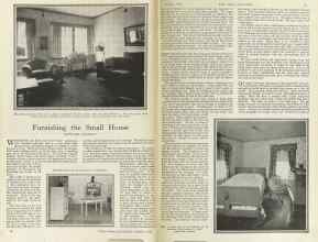 Better Homes & Gardens January 1925 Magazine Article: Furnishing the Small House